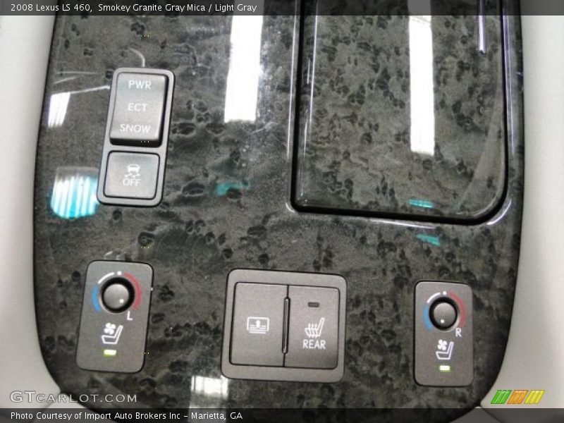 Smokey Granite Gray Mica / Light Gray 2008 Lexus LS 460