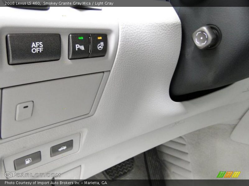 Smokey Granite Gray Mica / Light Gray 2008 Lexus LS 460
