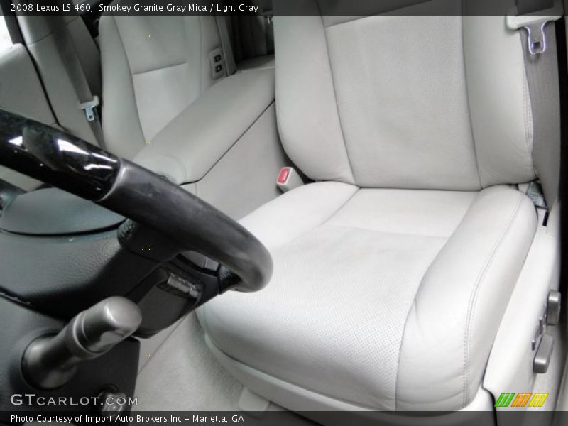 Smokey Granite Gray Mica / Light Gray 2008 Lexus LS 460