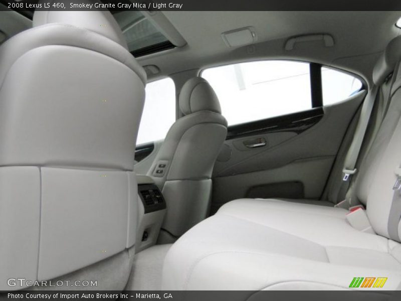 Smokey Granite Gray Mica / Light Gray 2008 Lexus LS 460