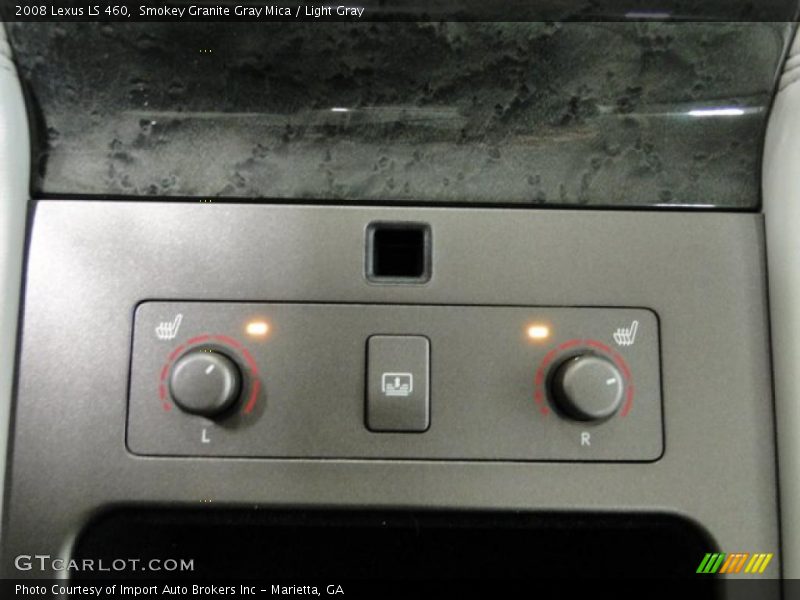 Smokey Granite Gray Mica / Light Gray 2008 Lexus LS 460