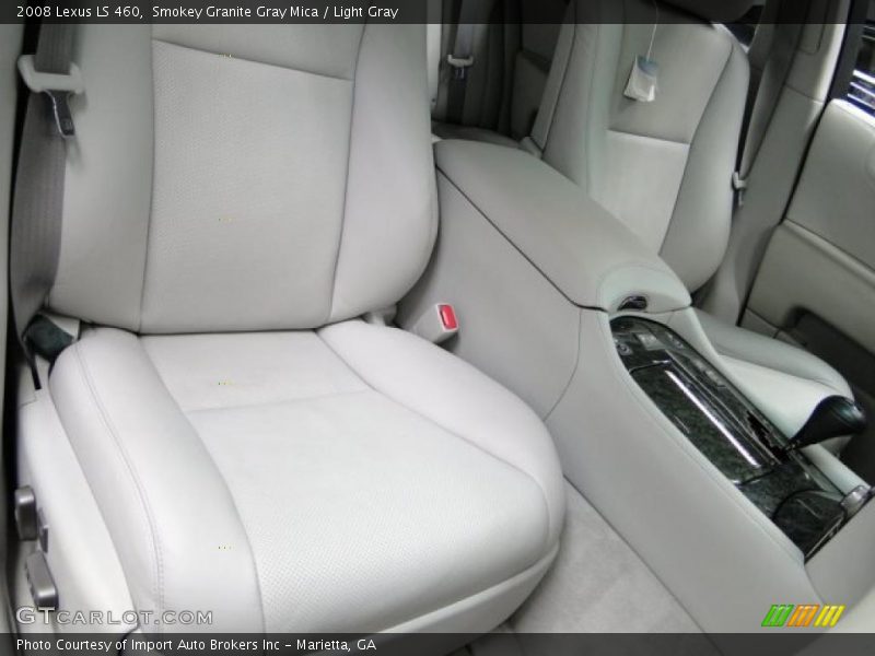 Smokey Granite Gray Mica / Light Gray 2008 Lexus LS 460