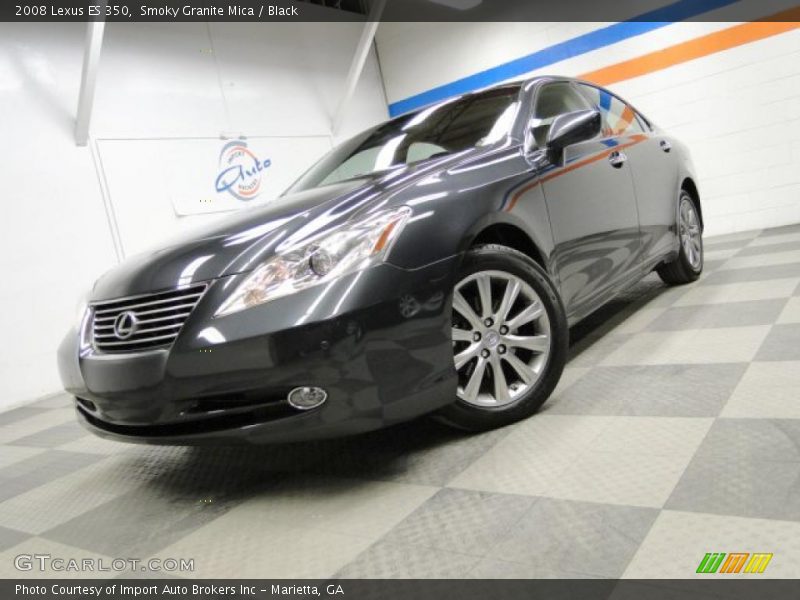 Smoky Granite Mica / Black 2008 Lexus ES 350