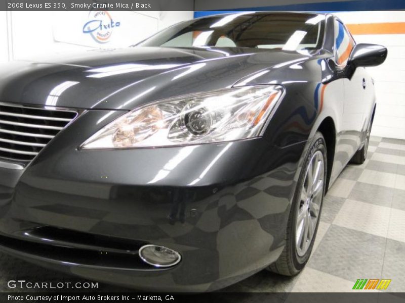 Smoky Granite Mica / Black 2008 Lexus ES 350
