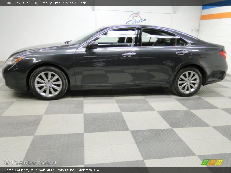 Smoky Granite Mica / Black 2008 Lexus ES 350