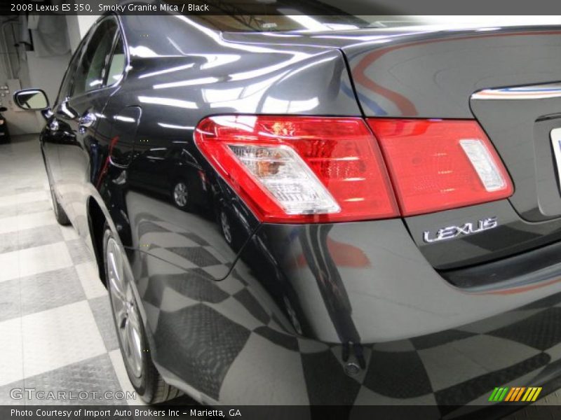 Smoky Granite Mica / Black 2008 Lexus ES 350