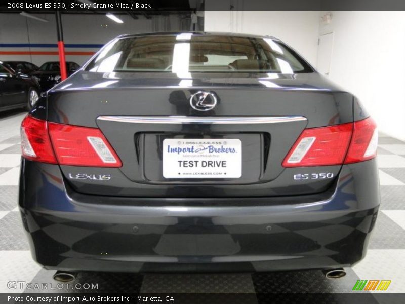 Smoky Granite Mica / Black 2008 Lexus ES 350