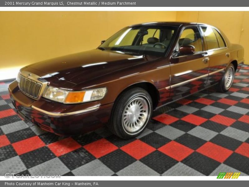 Chestnut Metallic / Medium Parchment 2001 Mercury Grand Marquis LS