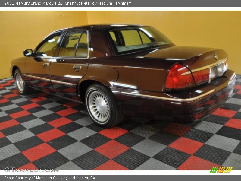 Chestnut Metallic / Medium Parchment 2001 Mercury Grand Marquis LS