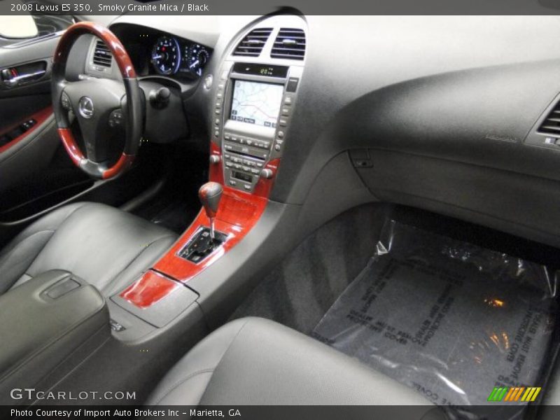 Smoky Granite Mica / Black 2008 Lexus ES 350