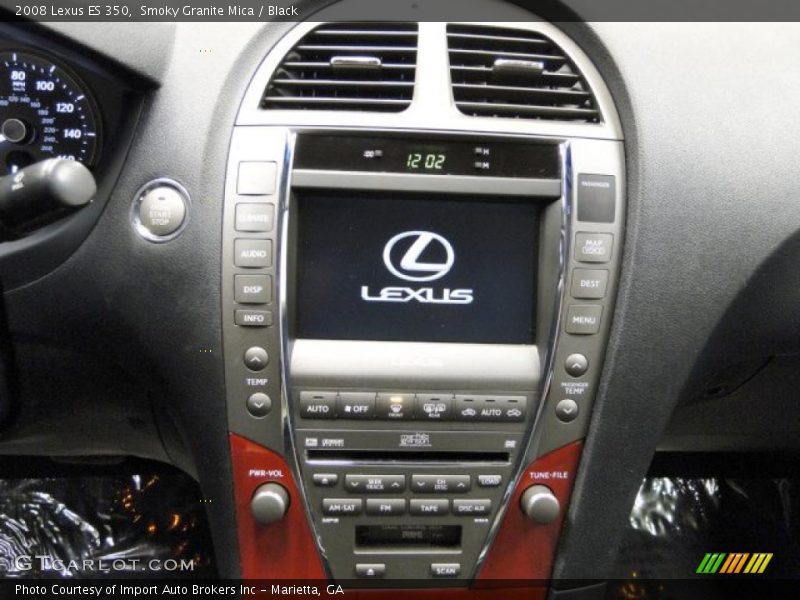 Smoky Granite Mica / Black 2008 Lexus ES 350