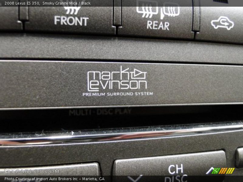Smoky Granite Mica / Black 2008 Lexus ES 350
