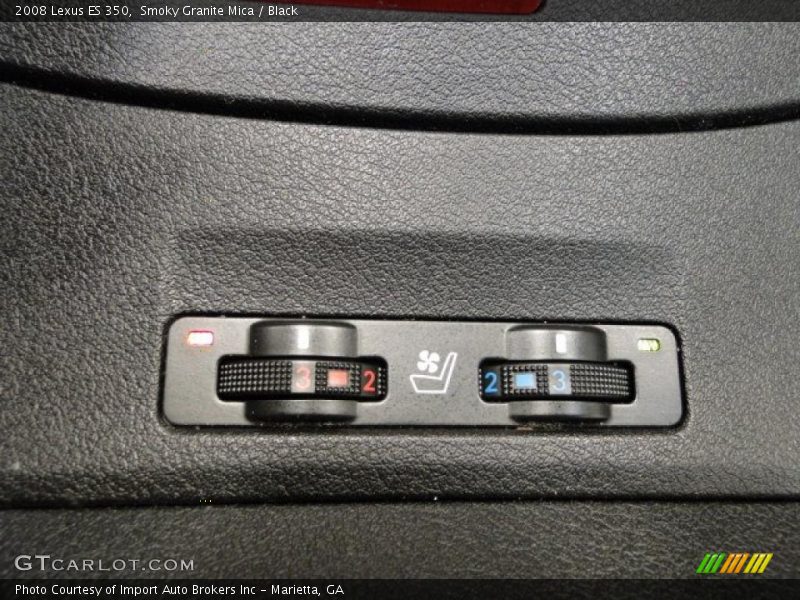 Smoky Granite Mica / Black 2008 Lexus ES 350