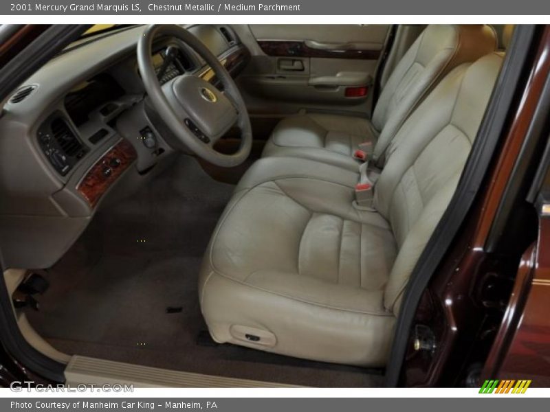 Chestnut Metallic / Medium Parchment 2001 Mercury Grand Marquis LS