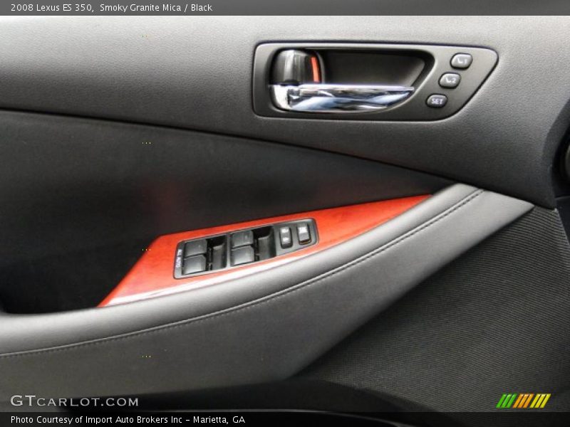 Smoky Granite Mica / Black 2008 Lexus ES 350