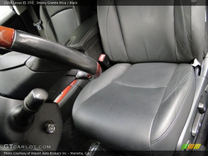 Smoky Granite Mica / Black 2008 Lexus ES 350