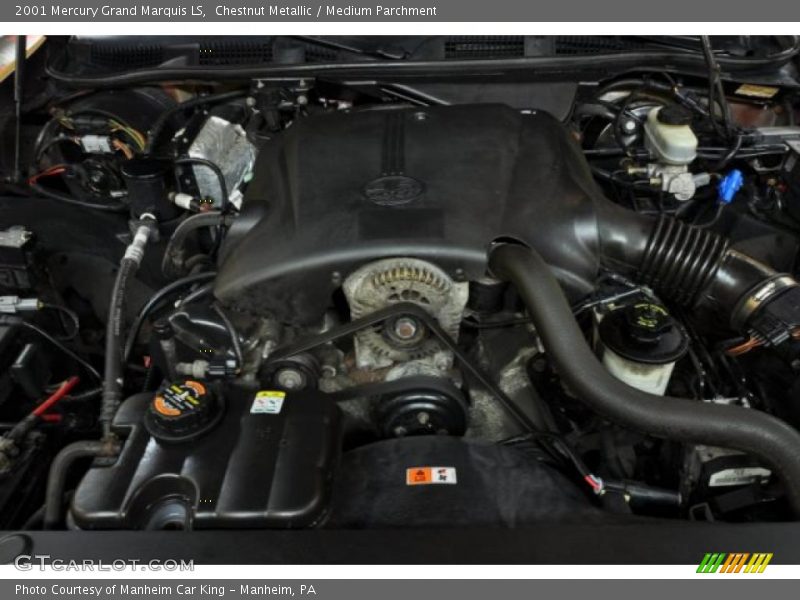 Chestnut Metallic / Medium Parchment 2001 Mercury Grand Marquis LS