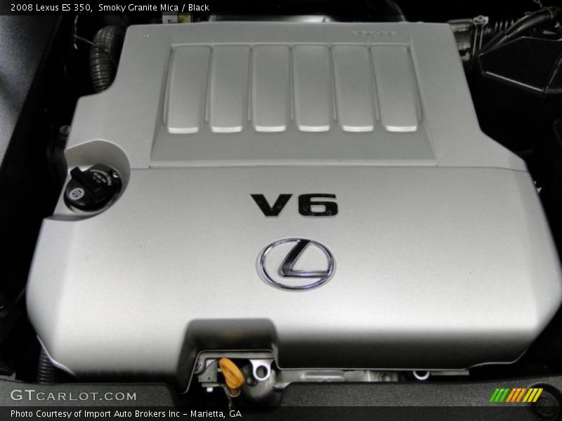 Smoky Granite Mica / Black 2008 Lexus ES 350