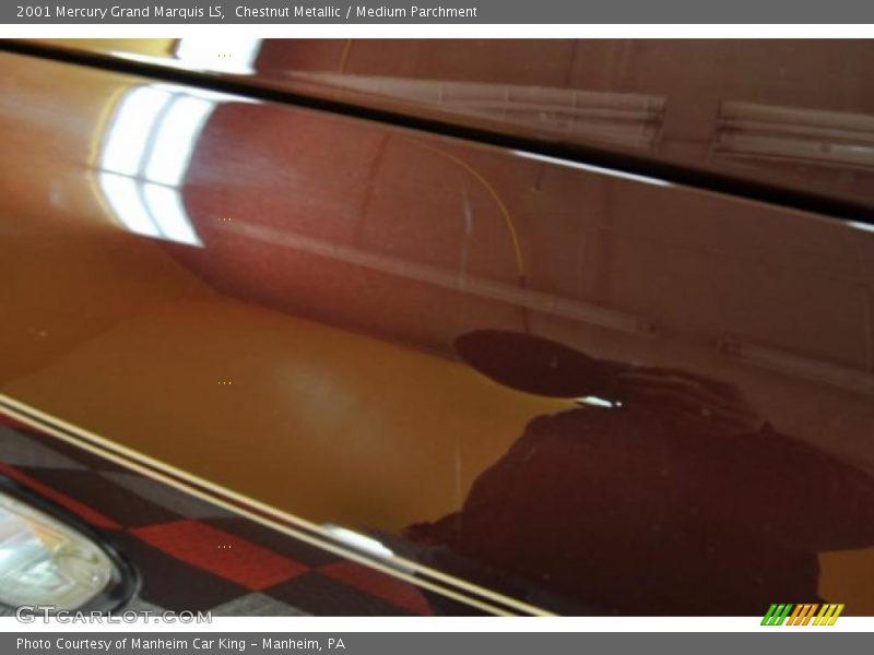 Chestnut Metallic / Medium Parchment 2001 Mercury Grand Marquis LS
