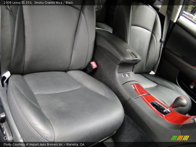 Smoky Granite Mica / Black 2008 Lexus ES 350