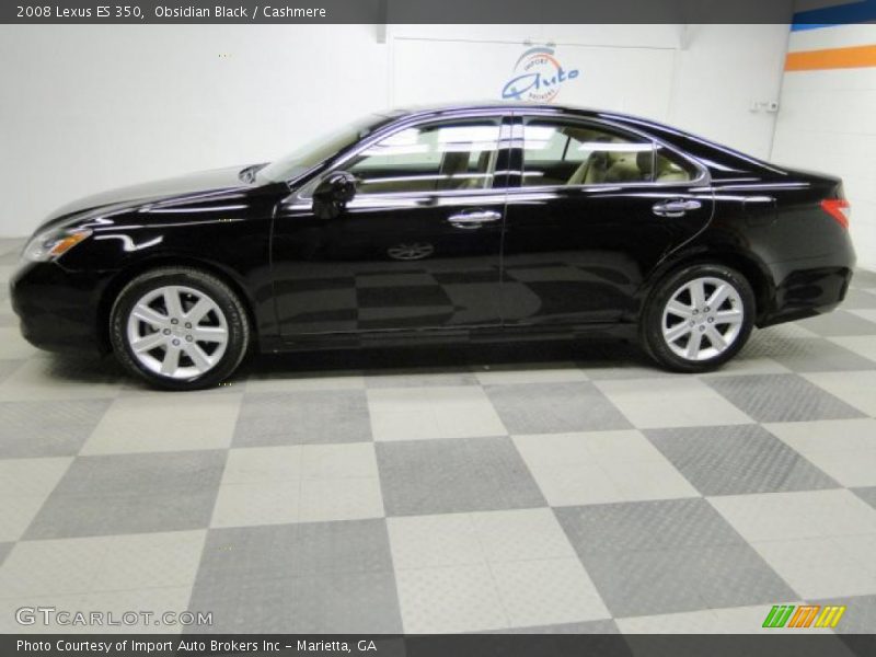 Obsidian Black / Cashmere 2008 Lexus ES 350