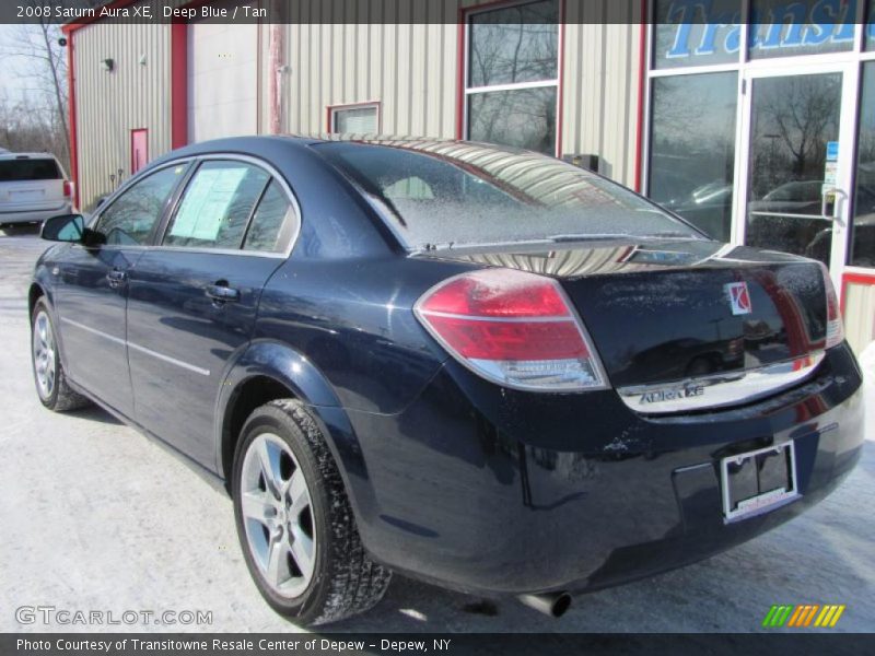 Deep Blue / Tan 2008 Saturn Aura XE