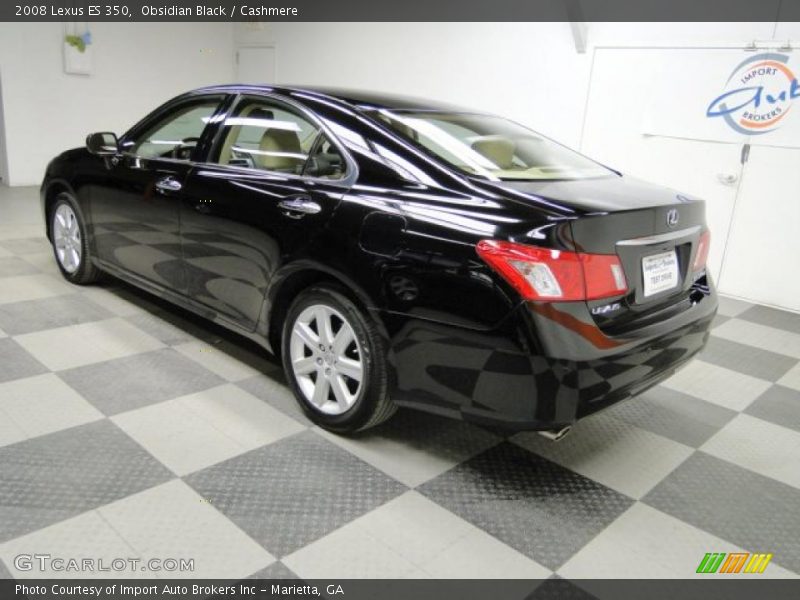 Obsidian Black / Cashmere 2008 Lexus ES 350