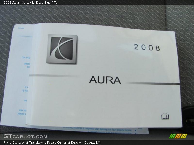 Deep Blue / Tan 2008 Saturn Aura XE