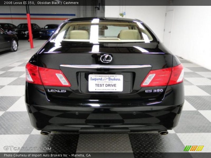 Obsidian Black / Cashmere 2008 Lexus ES 350