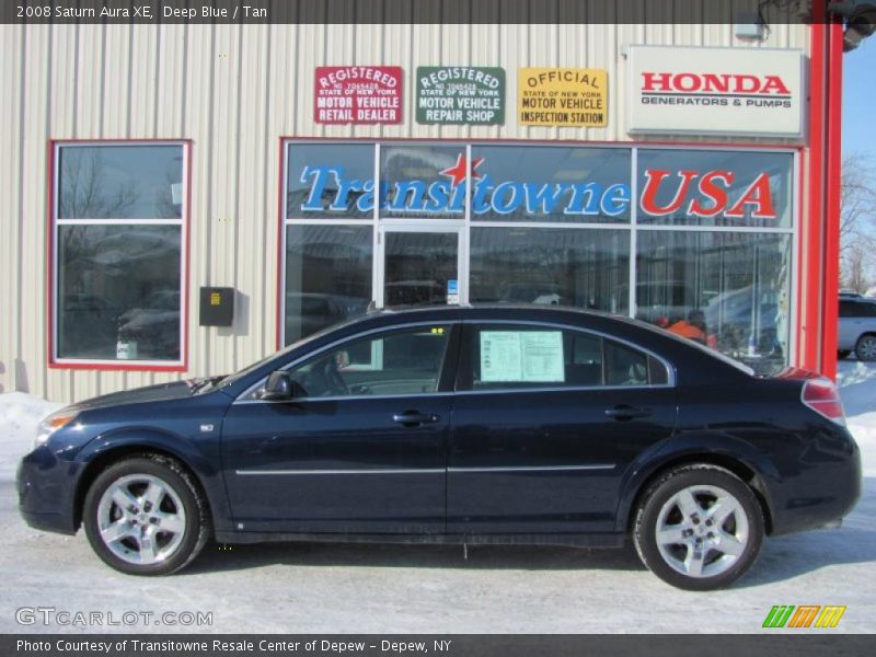 Deep Blue / Tan 2008 Saturn Aura XE