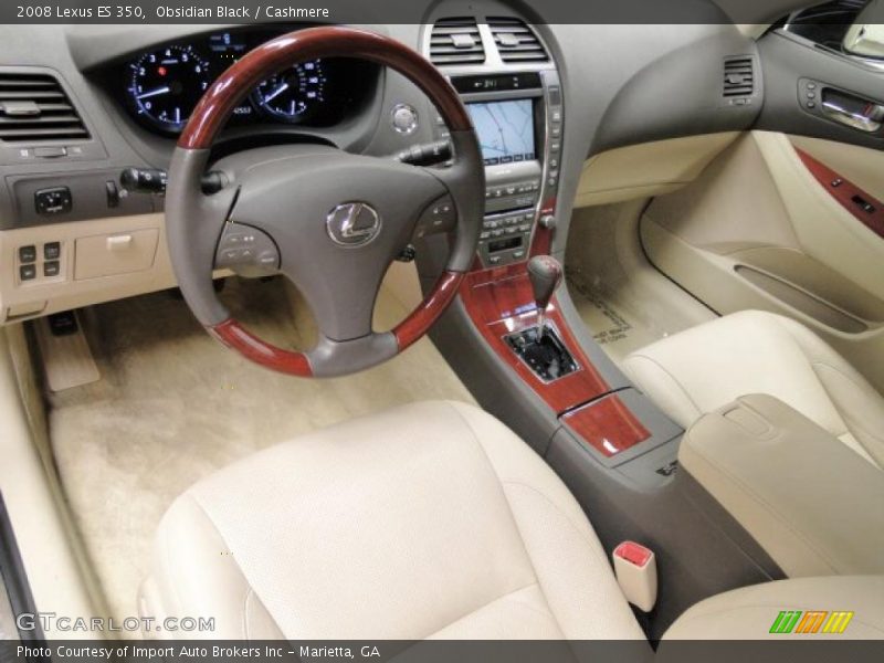 Obsidian Black / Cashmere 2008 Lexus ES 350