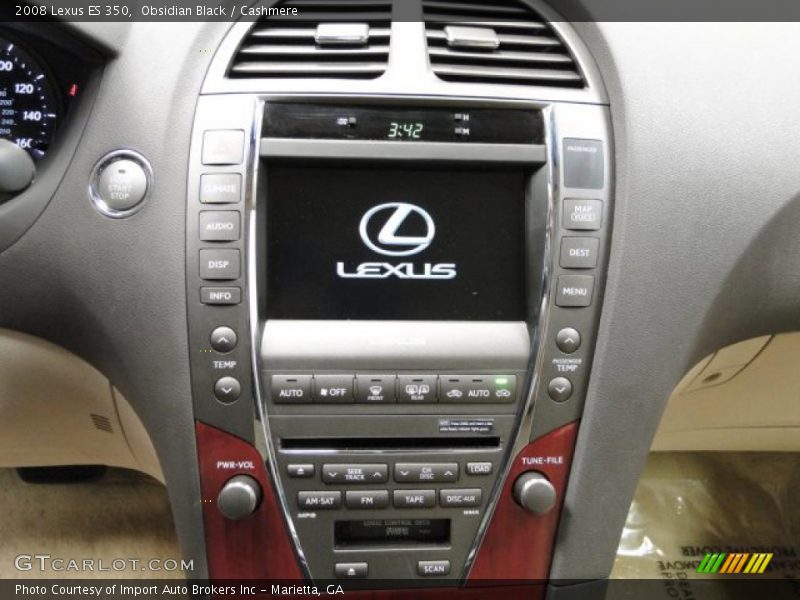 Obsidian Black / Cashmere 2008 Lexus ES 350