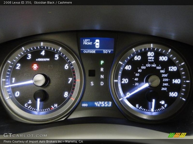 Obsidian Black / Cashmere 2008 Lexus ES 350