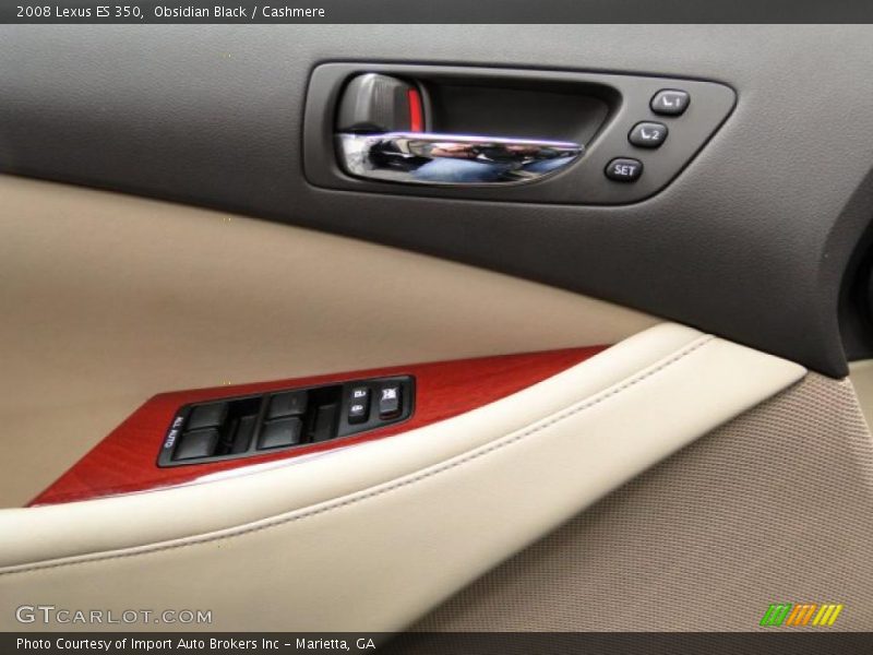 Obsidian Black / Cashmere 2008 Lexus ES 350