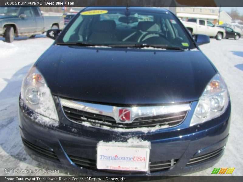 Deep Blue / Tan 2008 Saturn Aura XE