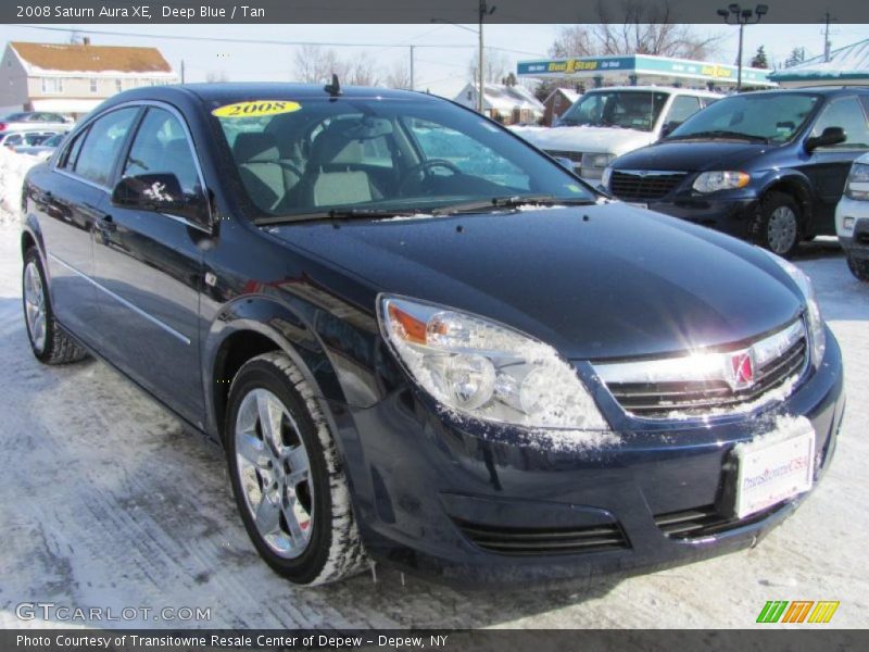Deep Blue / Tan 2008 Saturn Aura XE