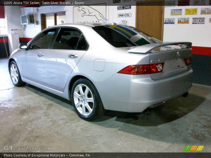 Satin Silver Metallic / Ebony 2005 Acura TSX Sedan