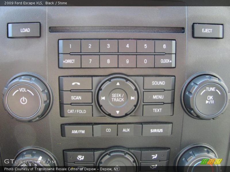 Controls of 2009 Escape XLS