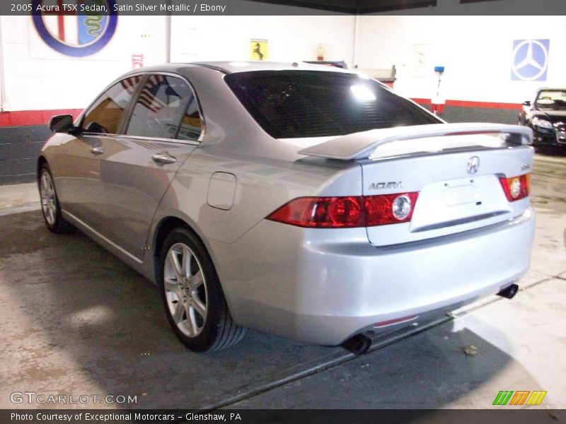 Satin Silver Metallic / Ebony 2005 Acura TSX Sedan