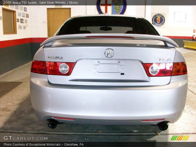 Satin Silver Metallic / Ebony 2005 Acura TSX Sedan