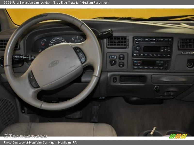 True Blue Metallic / Medium Parchment 2002 Ford Excursion Limited 4x4