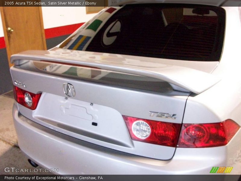 Satin Silver Metallic / Ebony 2005 Acura TSX Sedan