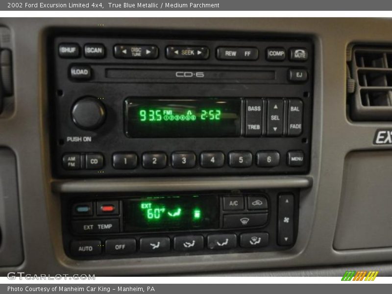 True Blue Metallic / Medium Parchment 2002 Ford Excursion Limited 4x4