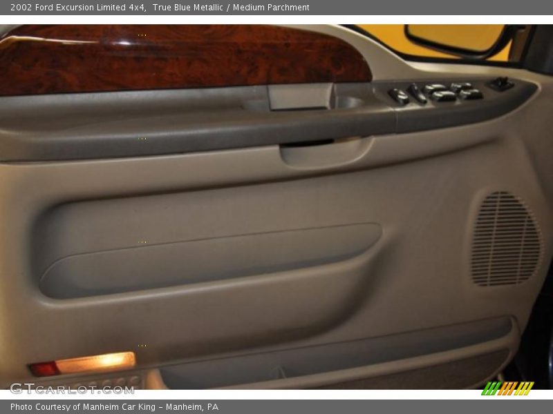 True Blue Metallic / Medium Parchment 2002 Ford Excursion Limited 4x4
