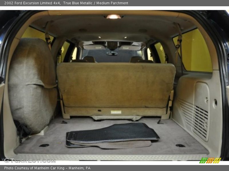 True Blue Metallic / Medium Parchment 2002 Ford Excursion Limited 4x4