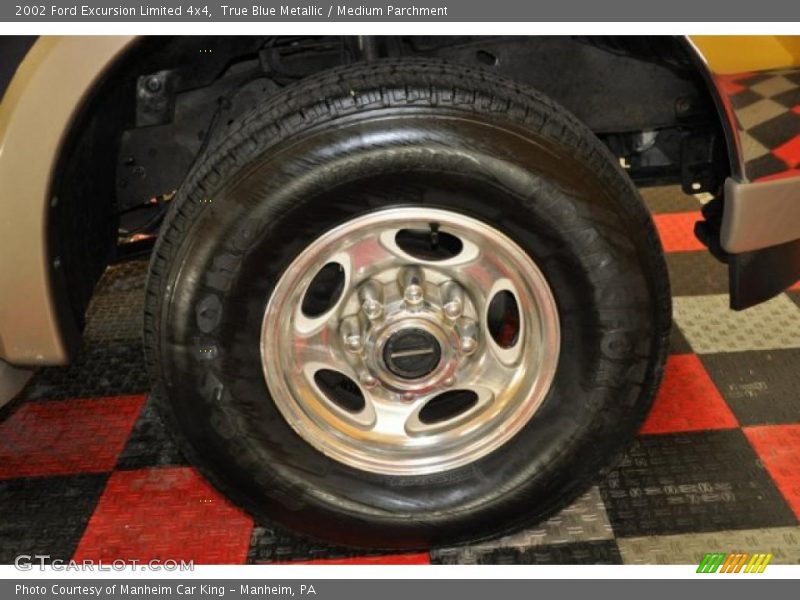 True Blue Metallic / Medium Parchment 2002 Ford Excursion Limited 4x4