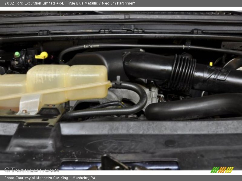 True Blue Metallic / Medium Parchment 2002 Ford Excursion Limited 4x4