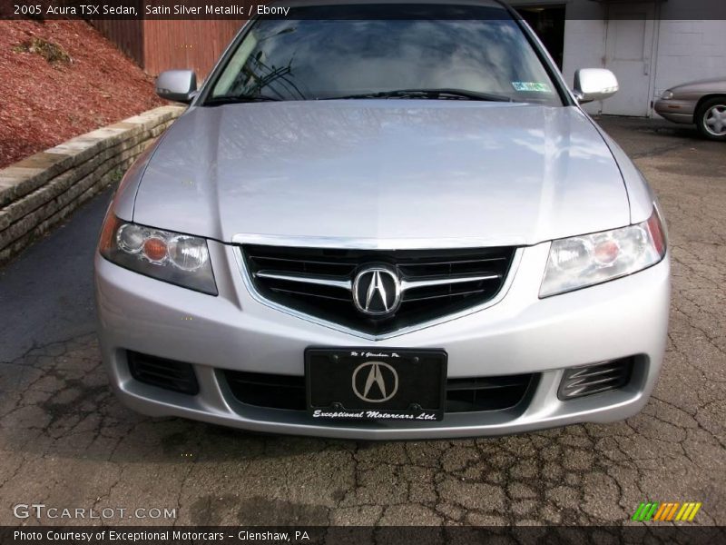 Satin Silver Metallic / Ebony 2005 Acura TSX Sedan