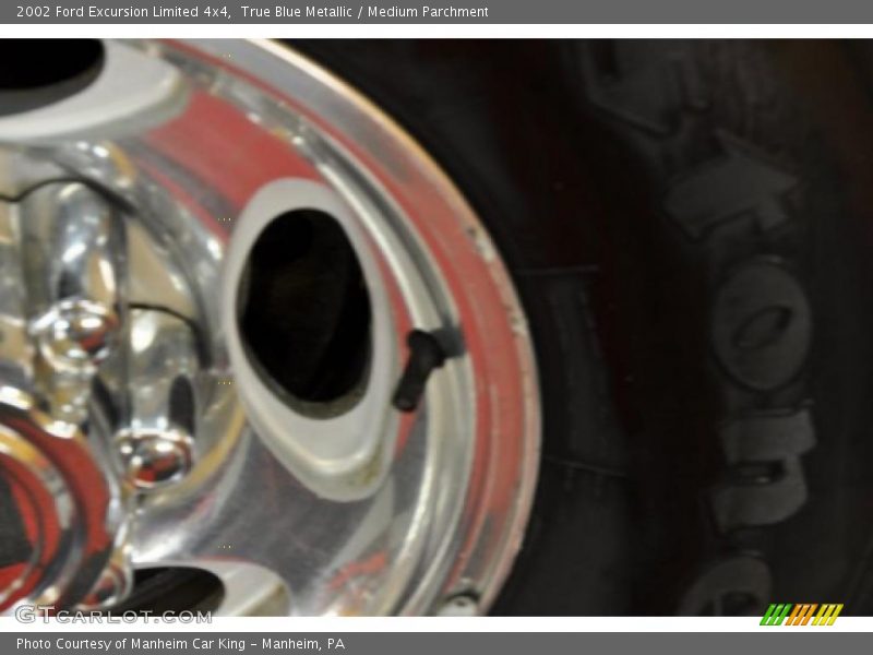 True Blue Metallic / Medium Parchment 2002 Ford Excursion Limited 4x4