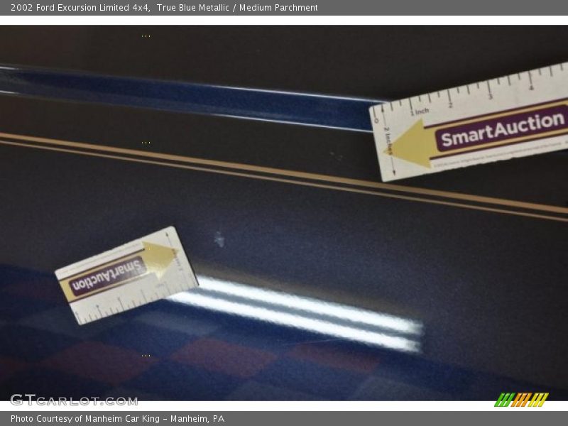 True Blue Metallic / Medium Parchment 2002 Ford Excursion Limited 4x4